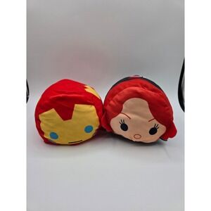 Marvel Tsum Tsum Plush Set Iron Man and Black Widow Just Play Kids Toys 2 Pack